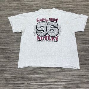 Vintage 1996 ONEITA Heather Gray Graduation T-Shirt